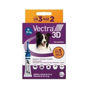 CEVA VECTRA 3D CAES 10 A 25KG (LEVE3-PAGUE2)