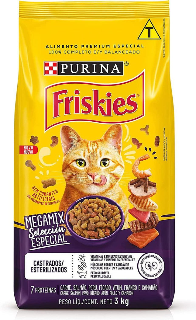 FRISKIES MEGAMIX ADULTOS CASTRADOS 3KG
