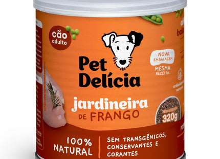 PET DELICIA CAES JARDINEIRA DE FRANGO 320G
