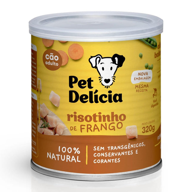 PET DELICIA CAES RISOTINHO DE FRANGO 320G