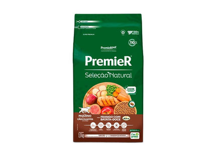 PREMIER SEL. NAT. CAES FILHOTES PORTE PEQ. BATATA DOCE 1KG