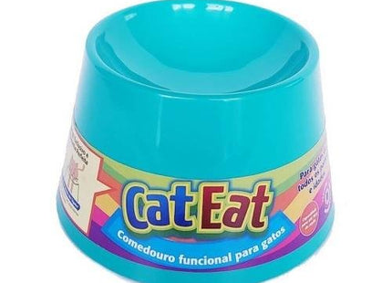 CAT EAT COMEDOURO AZUL