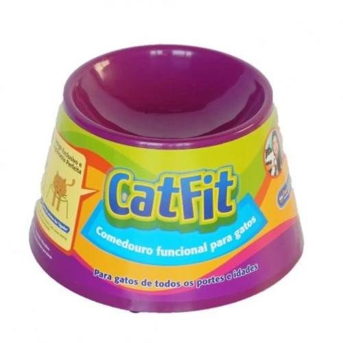 CAT EAT COMEDOURO ROXO
