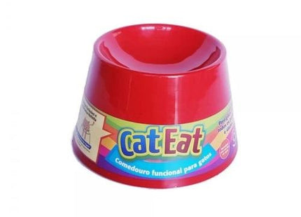 CAT EAT COMEDOURO VERMELHO