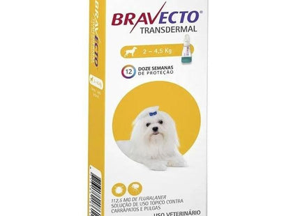 MSD BRAVECTO TRANSD.  112,5MG - CAES 2-4,5KG