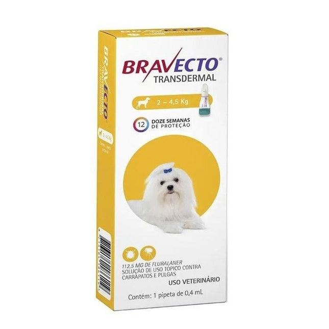 MSD BRAVECTO TRANSD.  112,5MG - CAES 2-4,5KG