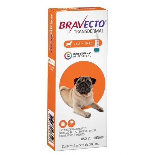 MSD BRAVECTO TRANSD. 250MG - CAES 4,5-10KG