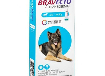 MSD BRAVECTO TRANSD. 1000MG - CAES 20-40KG