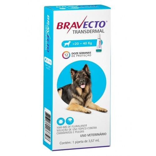 MSD BRAVECTO TRANSD. 1000MG - CAES 20-40KG