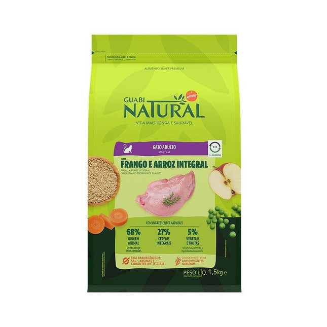 NATURAL GATOS ADULTOS FRANGO/ARROZ 1,5KG