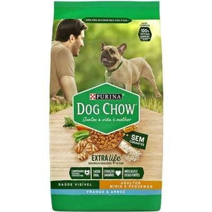 DOG CHOW EXTRA LIFE ADULTO MIN/PEQ CARNE/FRANGO 15KG