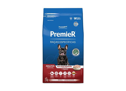 PREMIER BULLDOG FRANCES ADULTOS FRANGO 2,5KG