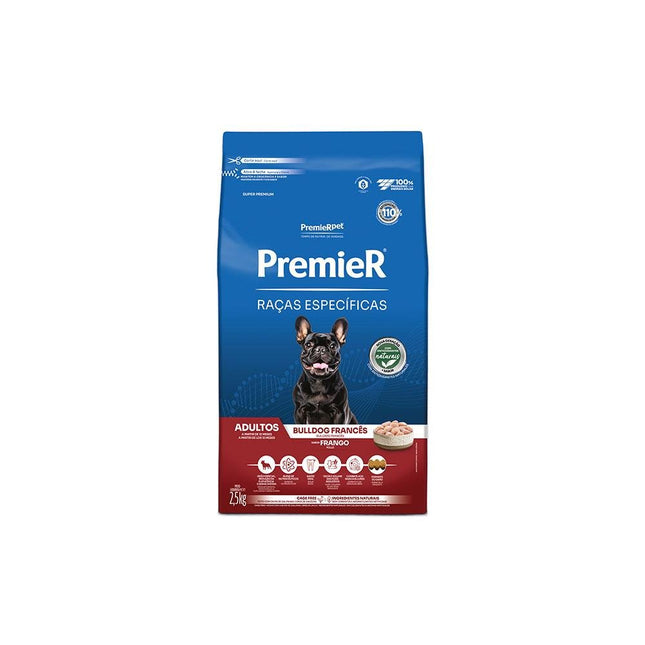 PREMIER BULLDOG FRANCES ADULTOS FRANGO 2,5KG