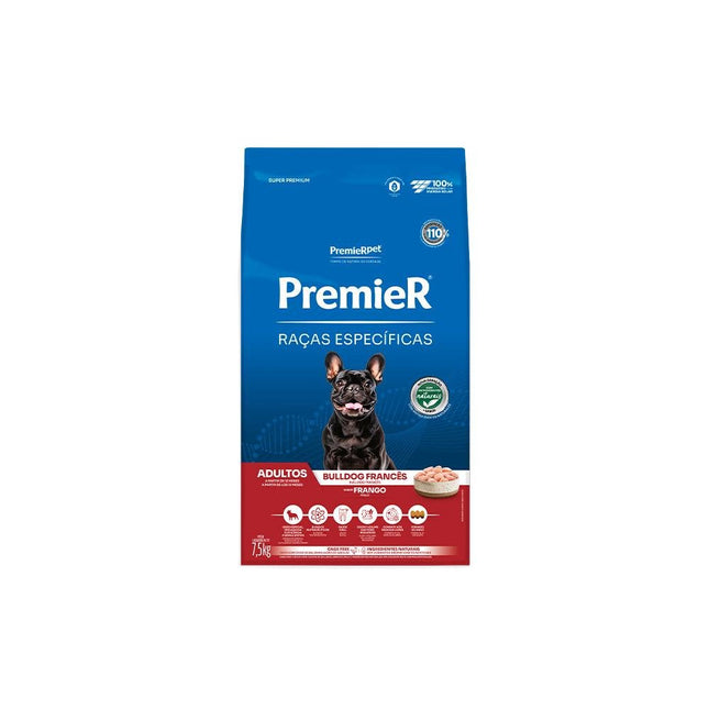 PREMIER BULLDOG FRANCES ADULTOS FRANGO 7,5KG