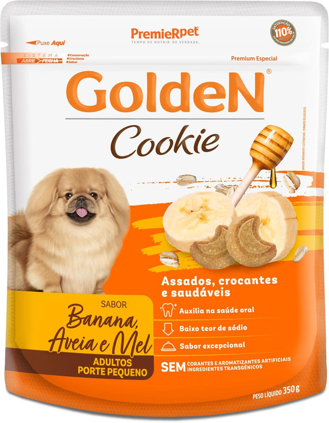 GOLDEN COOKIE CAES ADULTOS BAN/AVEI/MEL 350G