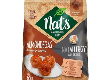 NATS NATALLERGY ALMONDEGAS DE CORDEIRO 65G