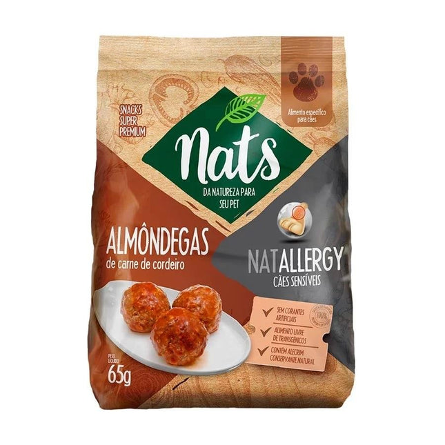 NATS NATALLERGY ALMONDEGAS DE CORDEIRO 65G