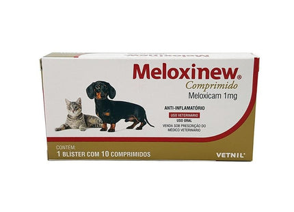 VETNIL MELOXINEW 1MG - 10 COMPRIMIDOS