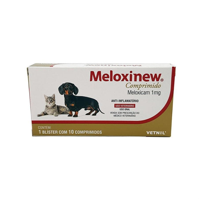 VETNIL MELOXINEW 1MG - 10 COMPRIMIDOS
