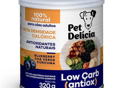 PET DELICIA CAES LOW CARB 320G