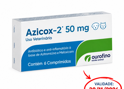 OURO FINO AZICOX-2 50MG